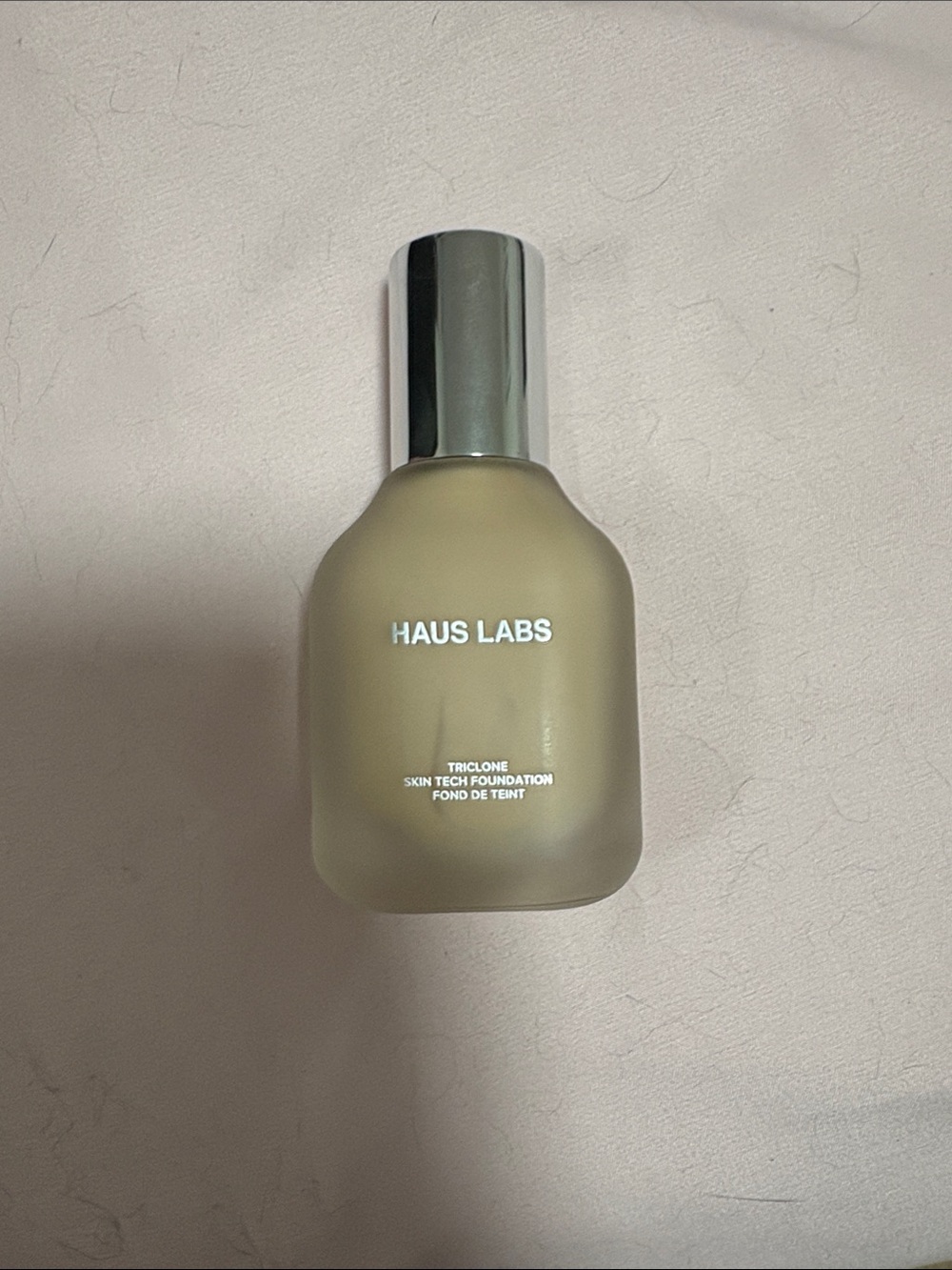 Haus Labs By Lady Gaga - Frosted Beige Foundation Bottle with Silver Cap